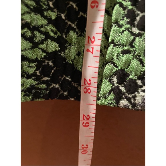 PINK TARTAN green animal print skirt - Picture 3 of 5